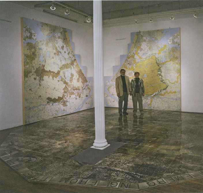 Installation at the Ronald Feldman Gallery, New York